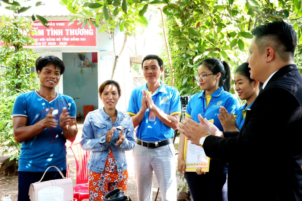 CĂN NHÀ SỐ 342 TRAO TẶNG CHO HOÀN CẢNH KHÓ KHĂN Ở LONG KHÁNH, ĐỒNG NAI