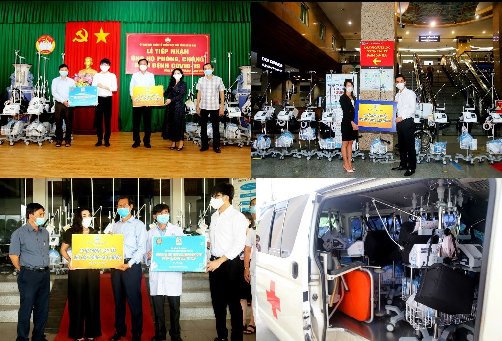 TẶNG 30 MÁY THỞ CHO CÁC BỆNH VIỆN PHÍA NAM