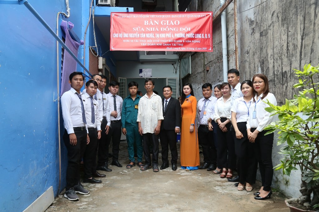BÀN GIAO NHÀ ĐỒNG ĐỘI CHO GIA ĐÌNH KHÓ KHĂN Ở QUẬN 9 – TP. HỒ CHÍ MINH