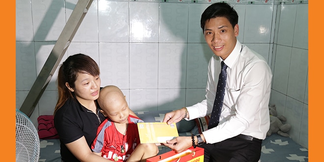 Hỗ trợ 20 triệu đồng cho trẻ 5 tuổi mắc bệnh U não  ác tính