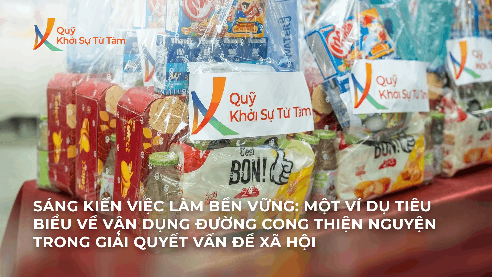 Sáng kiến Việc làm Bền vững: Một ví dụ tiêu biểu về vận dụng Đường cong Thiện nguyện trong giải quyết vấn đề xã hội