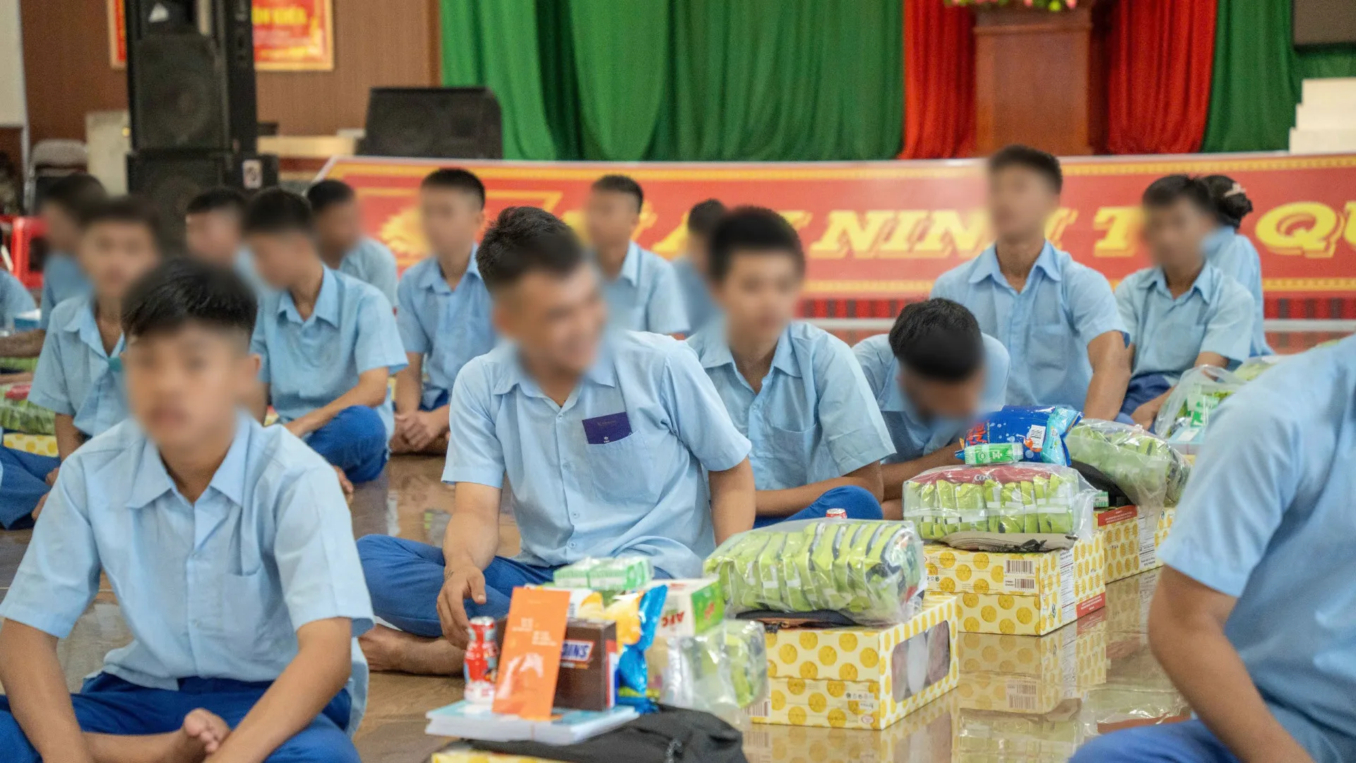 Học sinh trường Giáo dưỡng số 4 vui Tết sớm
